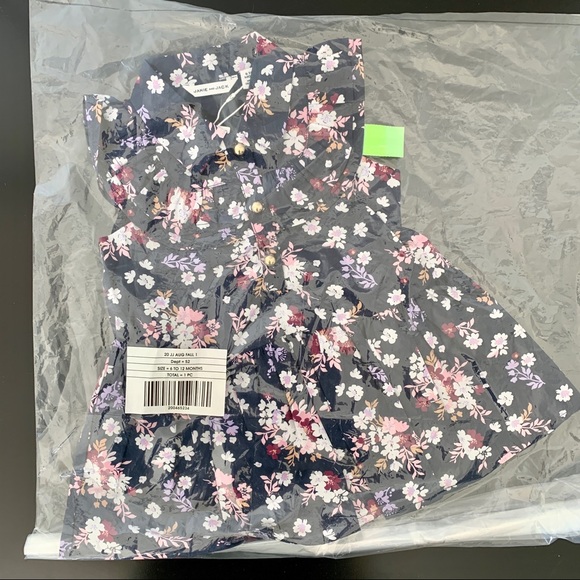 Janie & Jack Floral Ruffle Dress - Picture 4 of 4